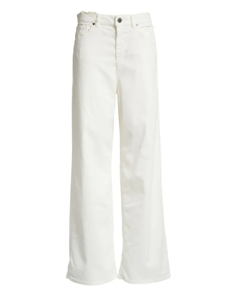 PT TORINO button-fastening corduroy pants - Weiß Weiß