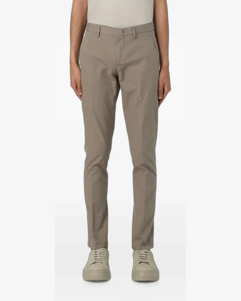 PT TORINO slim-fit tailored trousers - Nude Nude