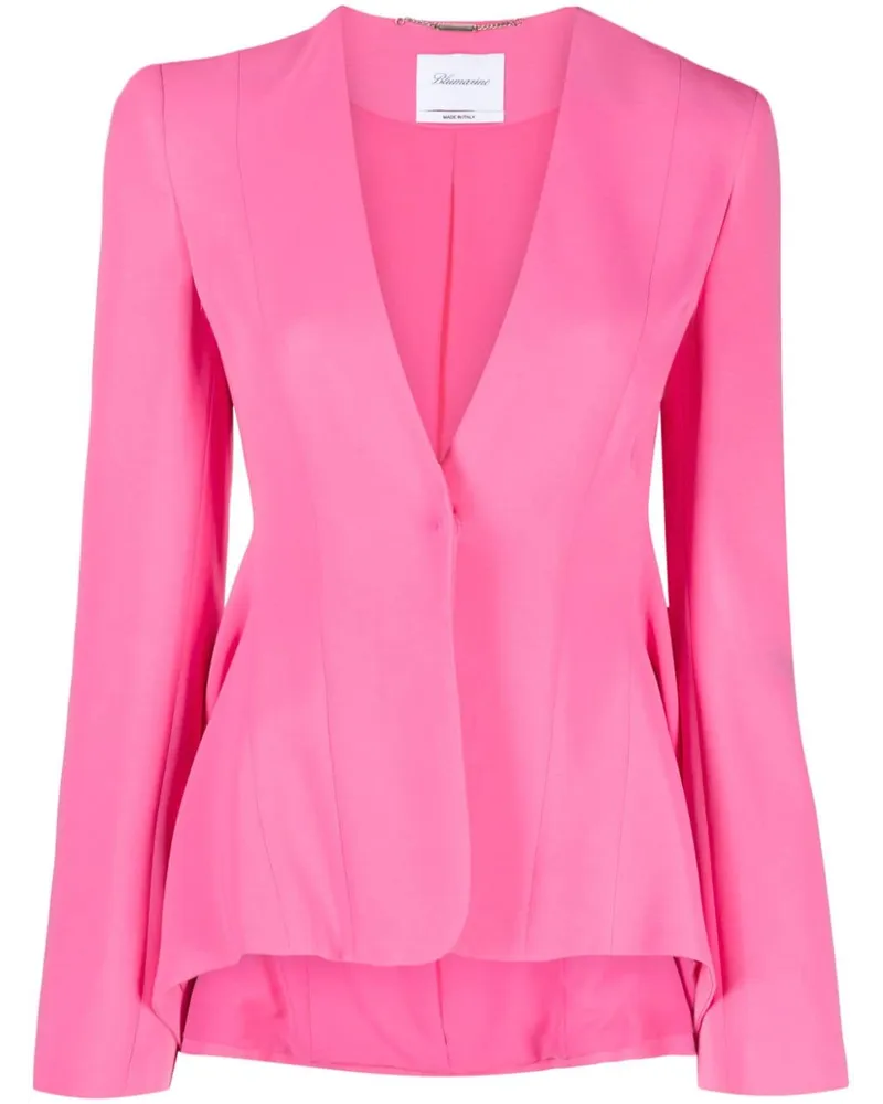Blumarine Einreihiger Blazer - Rosa Rosa