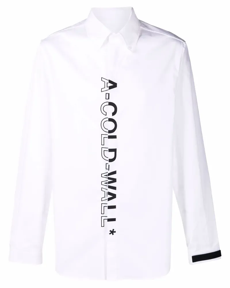 ACW* Hemd mit Logo-Print - Weiß Weiß