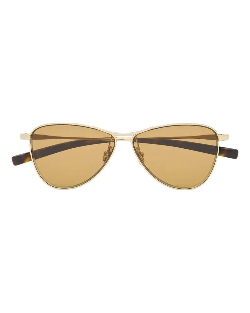 Saint Laurent Getönte Pilotenbrille - Gold Gold