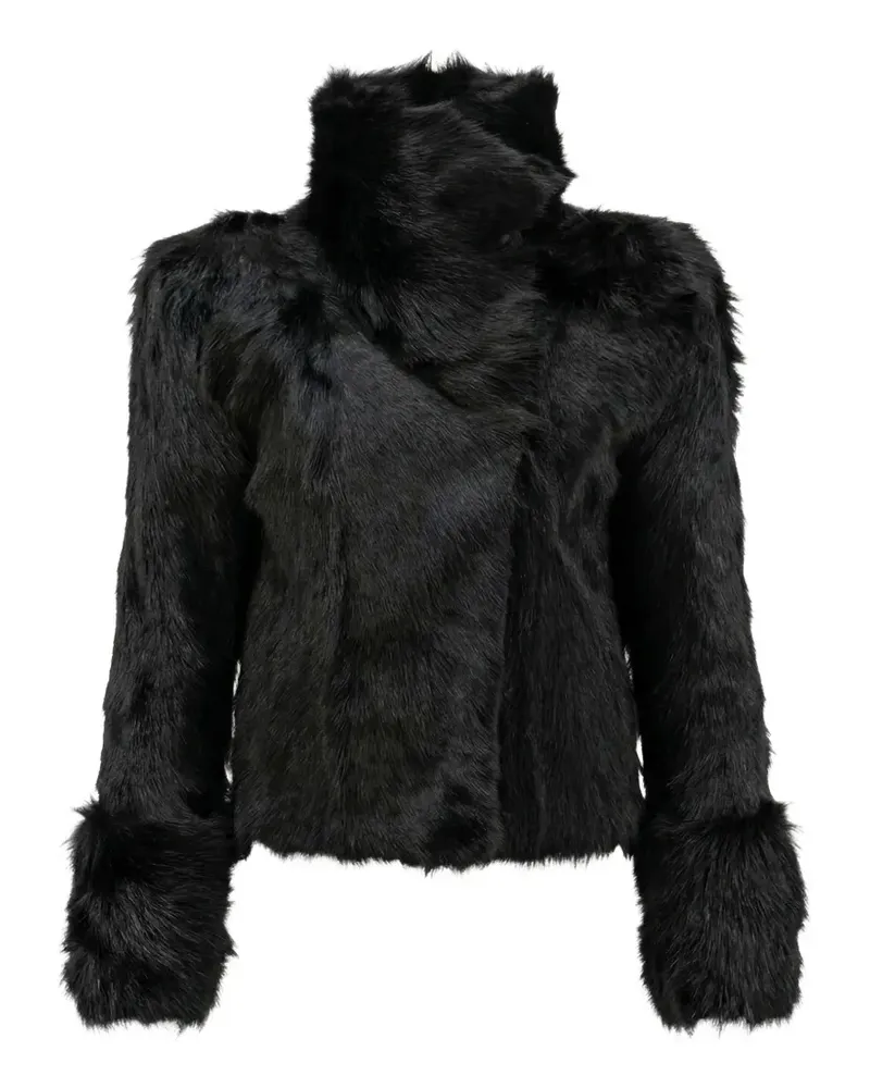 ALMAZ Dusk fur jacket - Schwarz Schwarz
