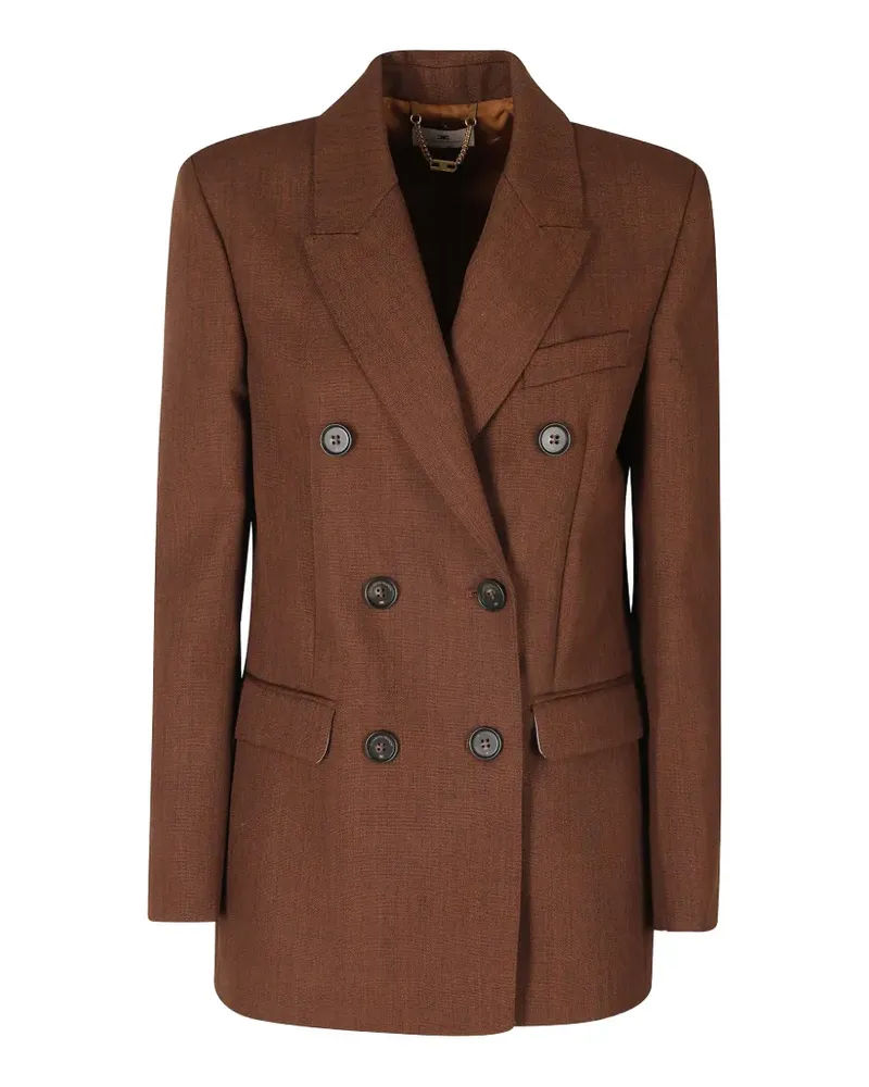 Elisabetta Franchi wool jacket - Braun Braun