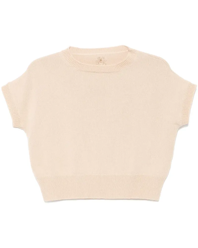 Teddy Cashmere Genova Oberteil - Nude Nude