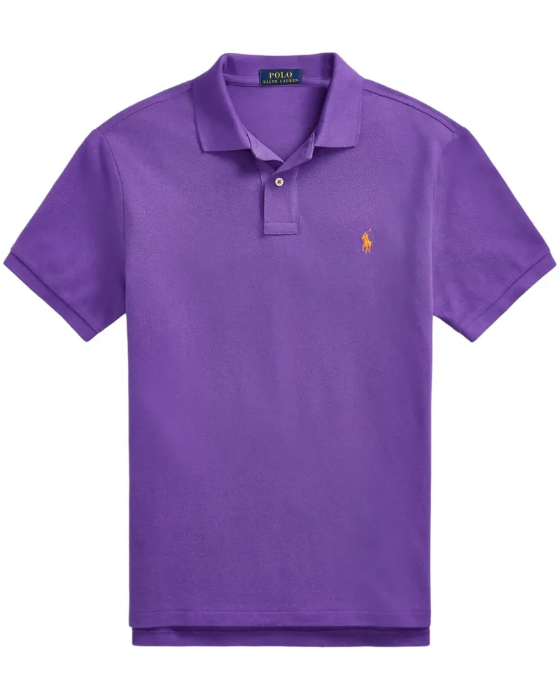 Ralph Lauren Poloshirt mit Polo Pony - Violett Violett
