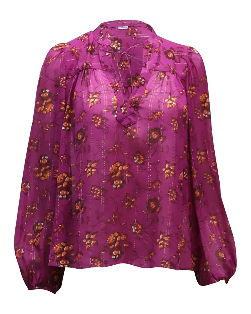 Ulla Johnson Arnoux floral-print blouse - Violett Violett