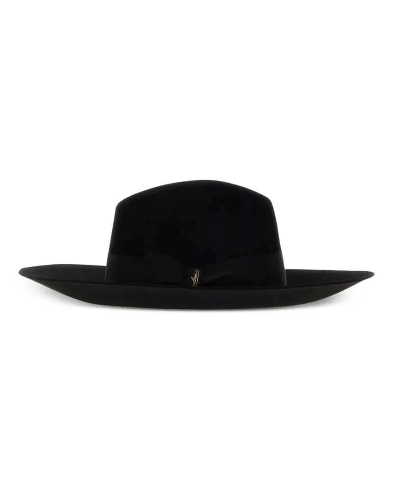 Borsalino Sophie Hut mit breiter Krempe - Schwarz Schwarz