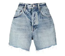 Ungesäumte Jeans-Shorts