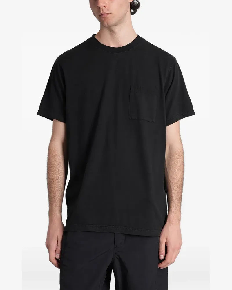 maharishi chest-pocket T-shirt - Schwarz Schwarz