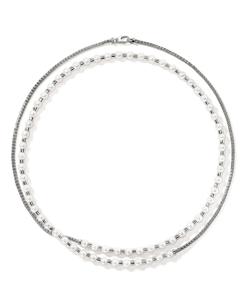 John Hardy JH Essential Perlenkette - Silber Silber