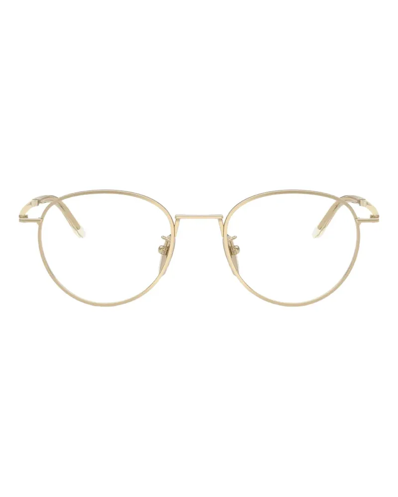 Prada Brille mit rundem Gestell - Gold Gold