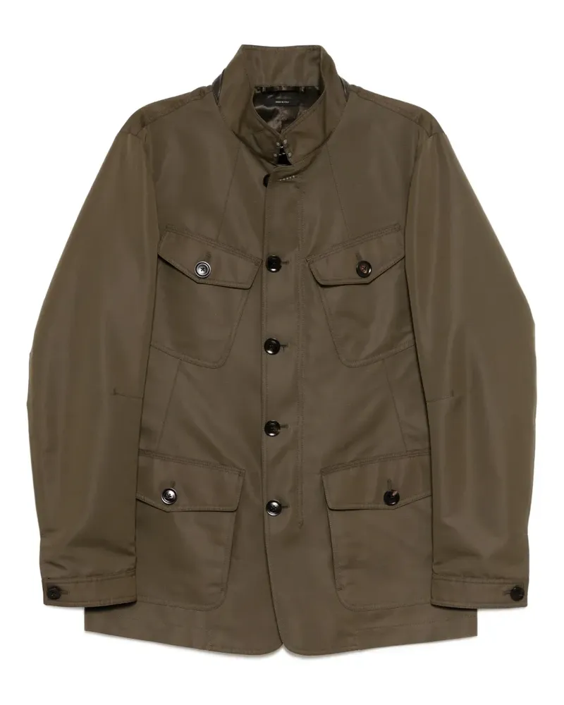 Tom Ford Jacke im Military-Look - Grün Grün