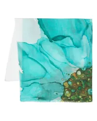 Faliero Sarti Schal mit Print Blau