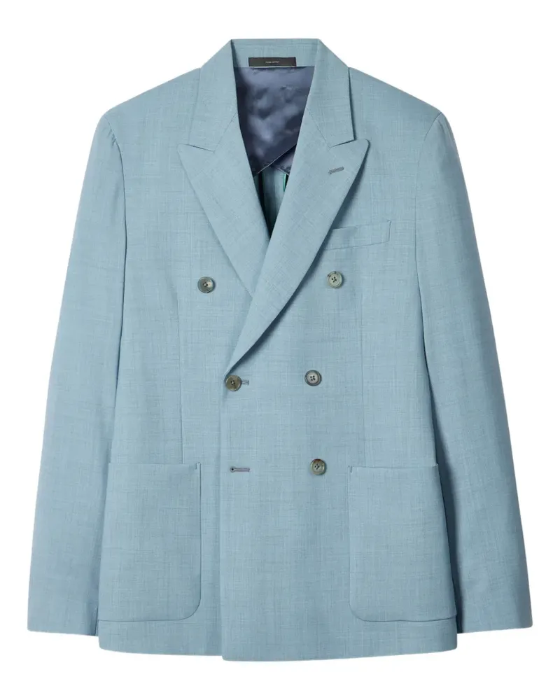 Paul Smith double-breasted pocket blazer - Blau Blau