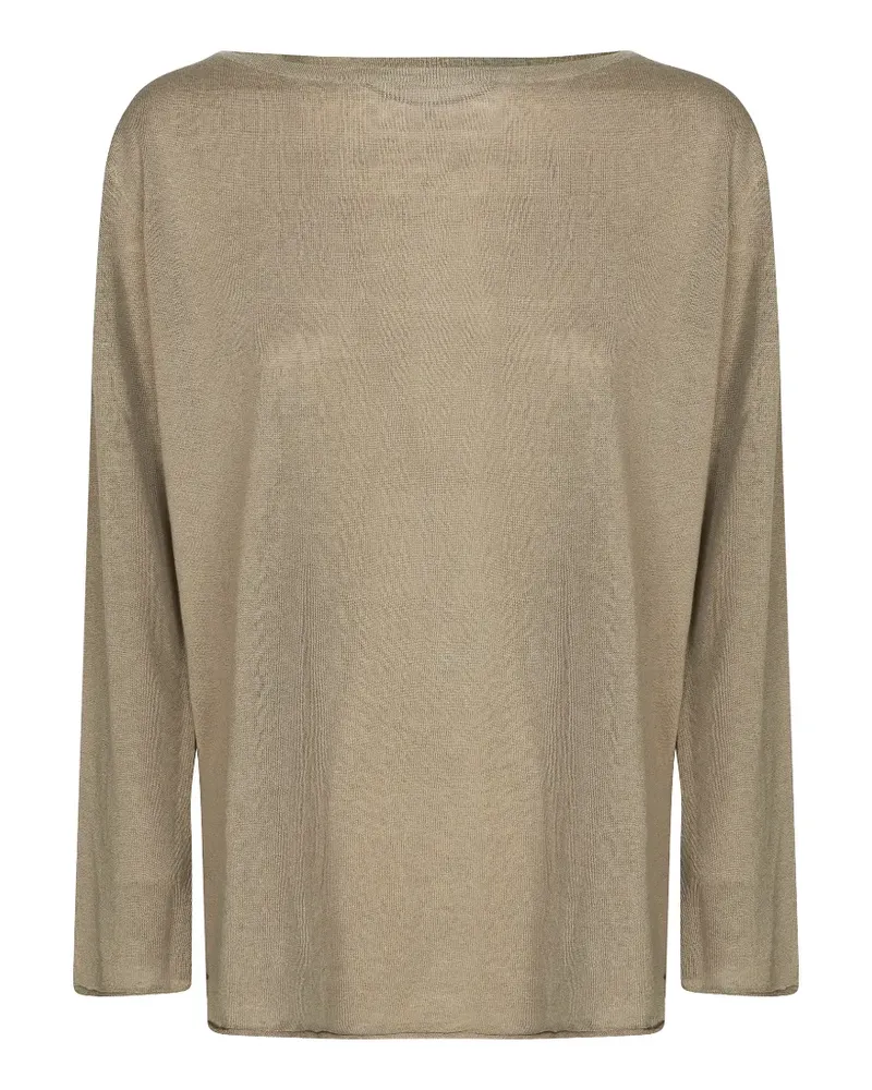 Alpha Studio long-sleeve sweater - Braun Braun