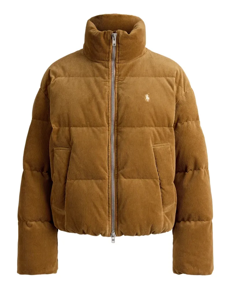 Ralph Lauren Gesteppte Jacke mit Cord-Effekt - Braun Braun