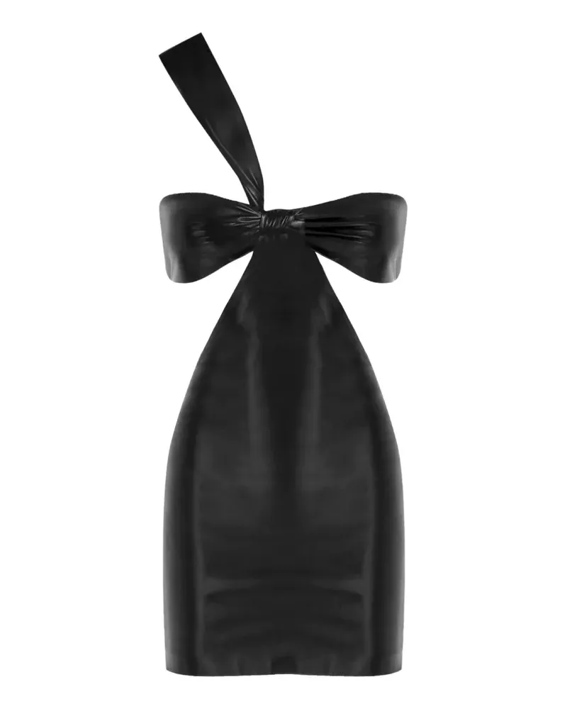 Zeynep Arcay cutout leather mini dress - Schwarz Schwarz
