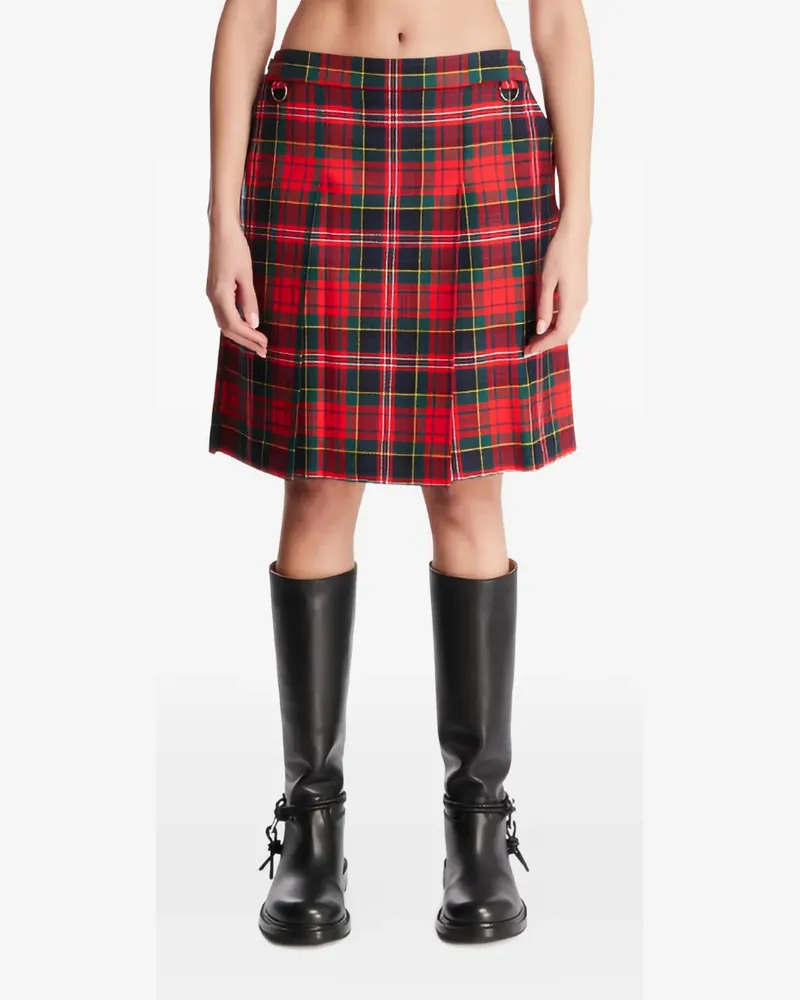 Undercover Midirock mit Schottenkaro - Rot Rot