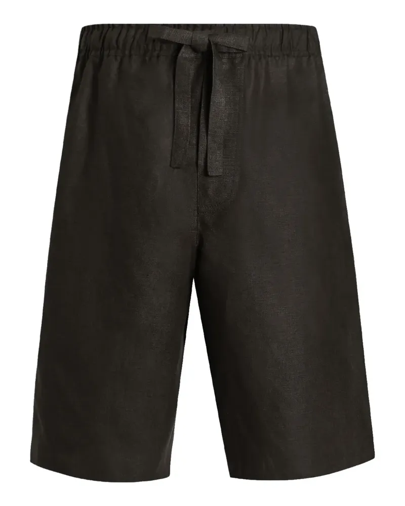 Dolce & Gabbana Shorts mit Slub-Textur - Schwarz Schwarz