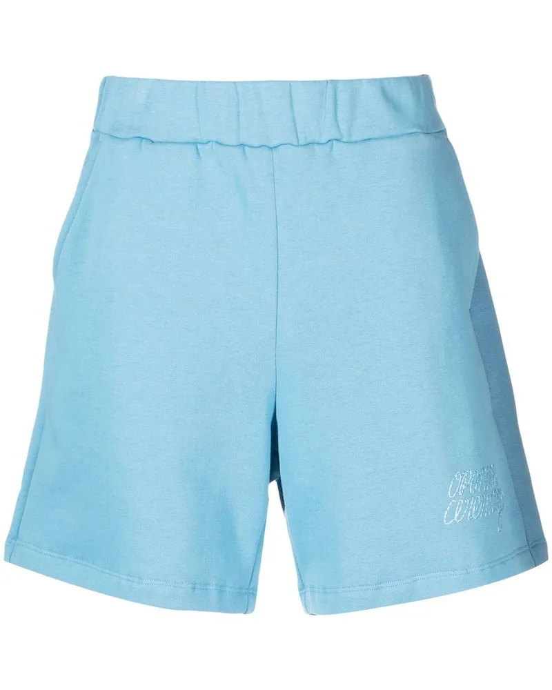 Opening Ceremony Joggingshorts mit Logo-Stickerei - Blau Blau