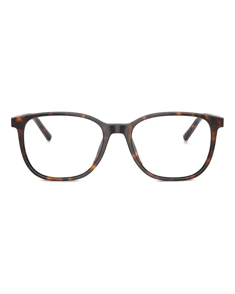 Dolce & Gabbana Eckige Brille in Schildpattoptik - Braun Braun