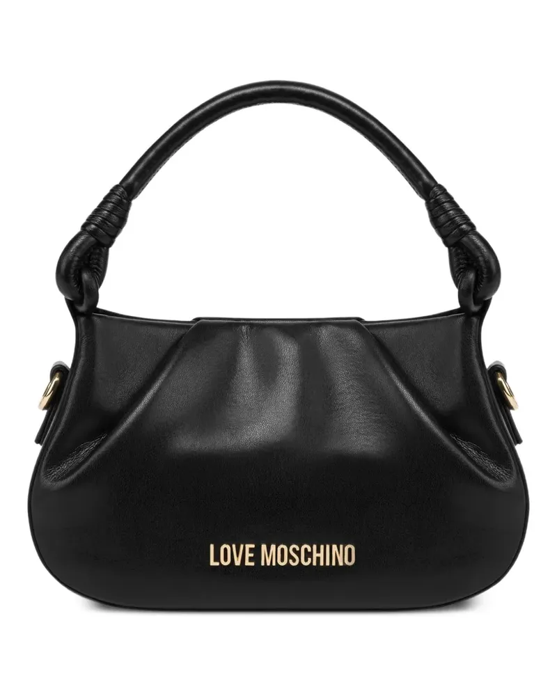 Moschino Schultertasche mit geknotetem Henkel - Schwarz Schwarz