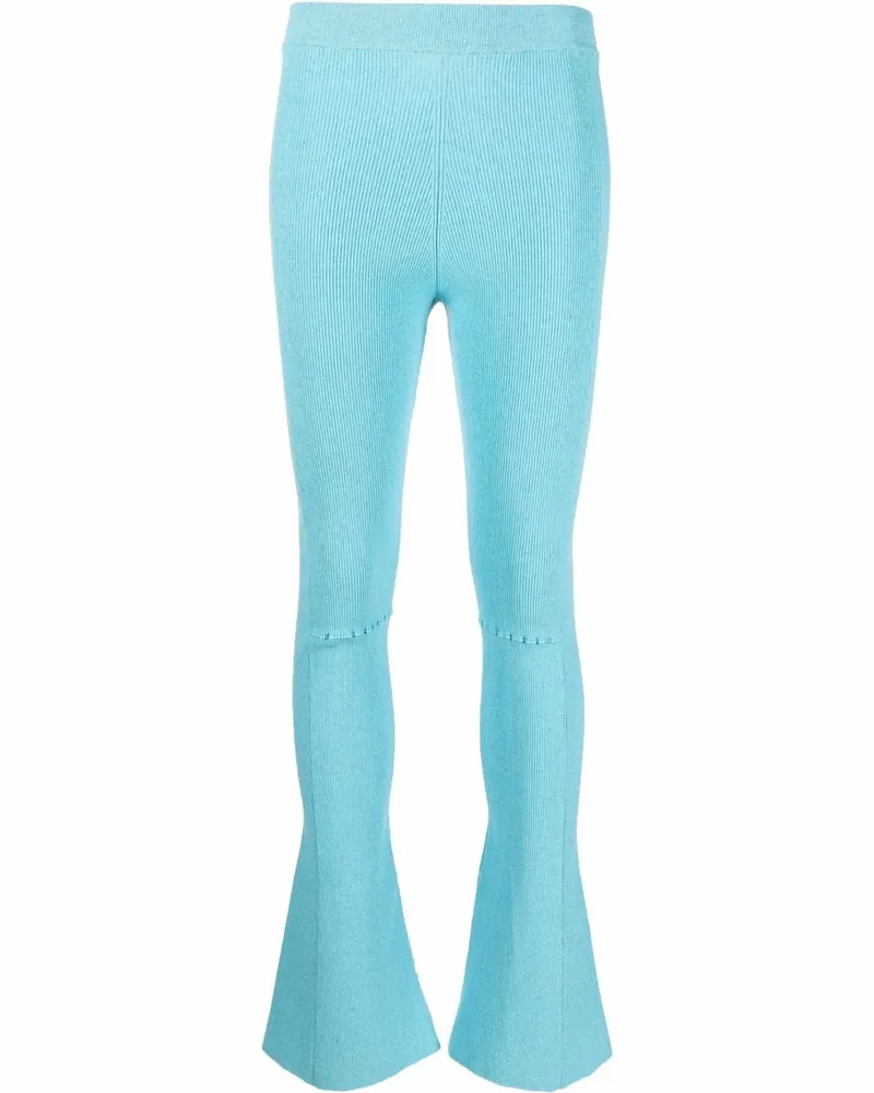 Jacquemus Bootcut-Hose mit Stretchanteil - Blau Blau
