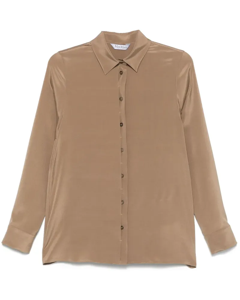 Max Mara Avion Hemd - Braun Braun