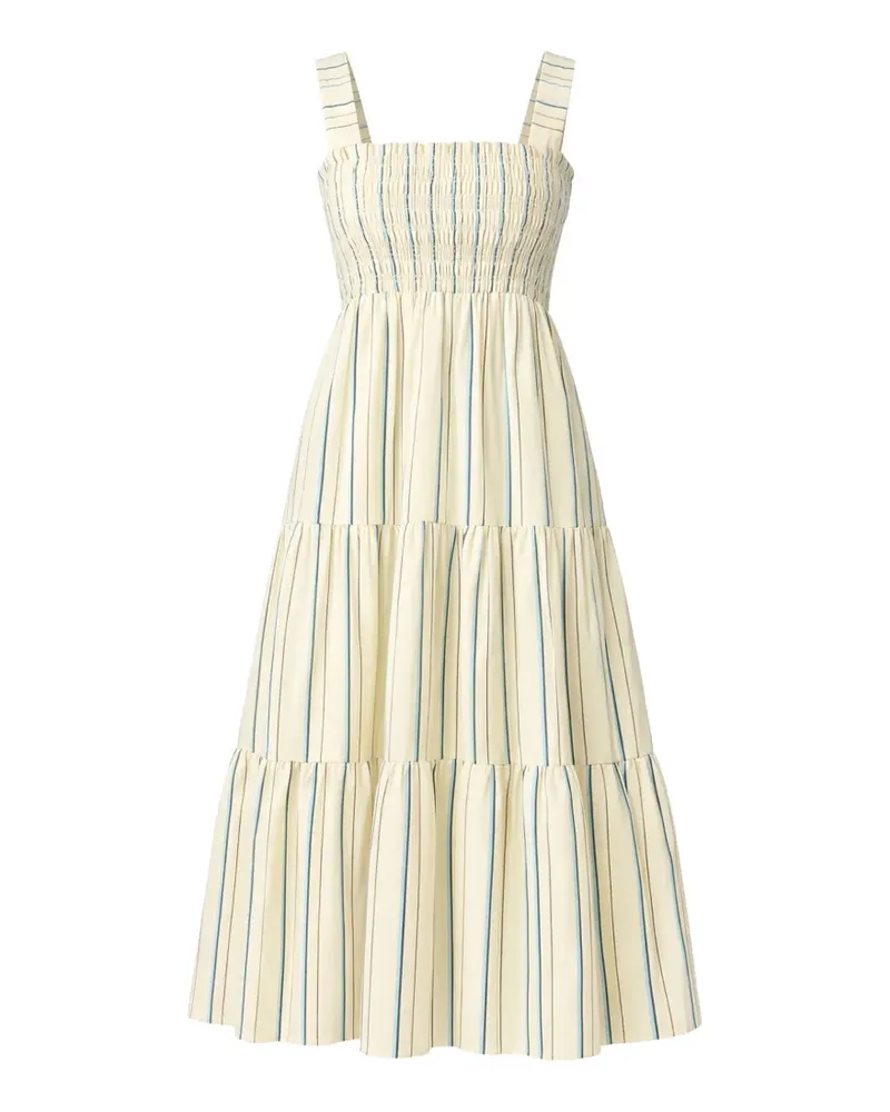 Seafolly Australia Faithfull striped midi dress - Nude Nude