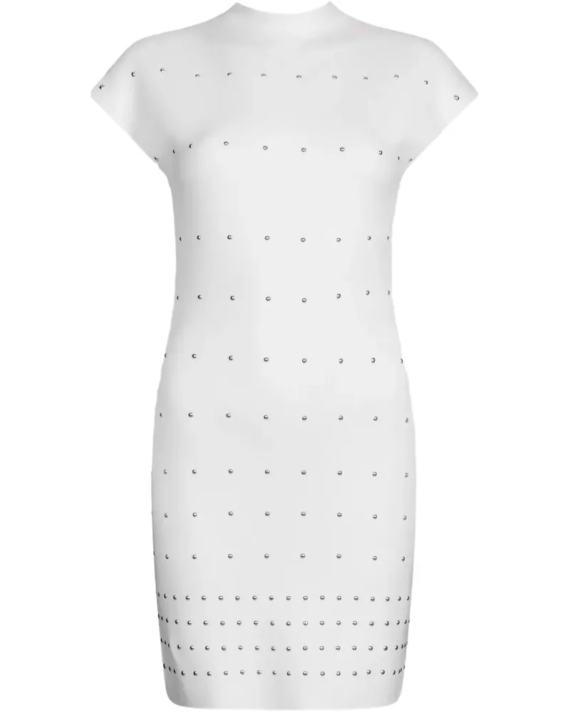 Liu Jo Minikleid mit Nieten - Weiß Weiß
