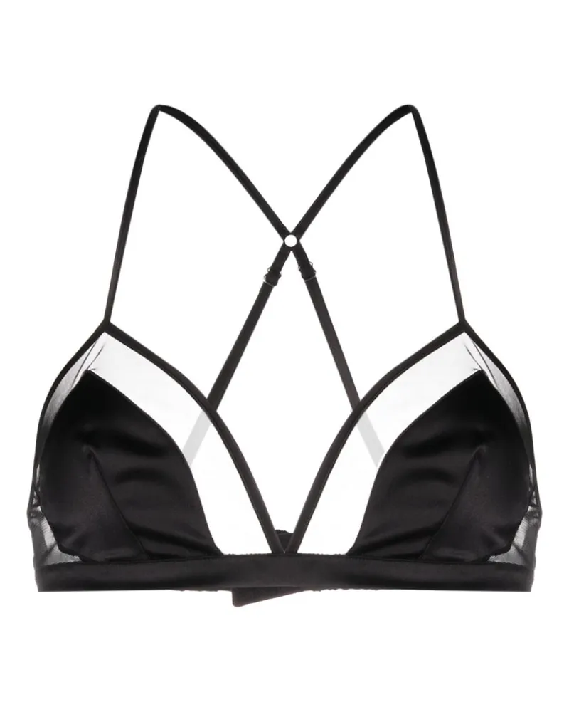 Dolce & Gabbana BH aus Satin - Schwarz Schwarz