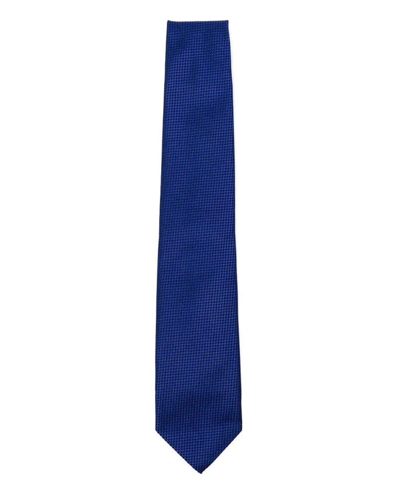Tom Ford patterned tie - Blau Blau