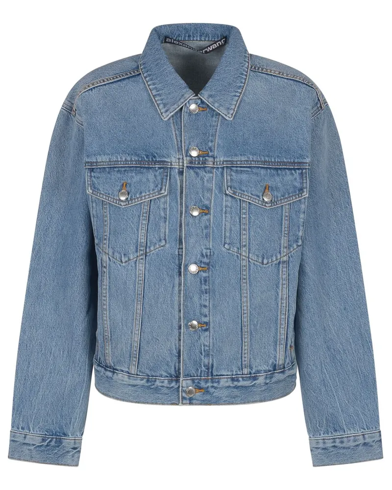Alexander Wang Klassische Jeansjacke - Blau Blau