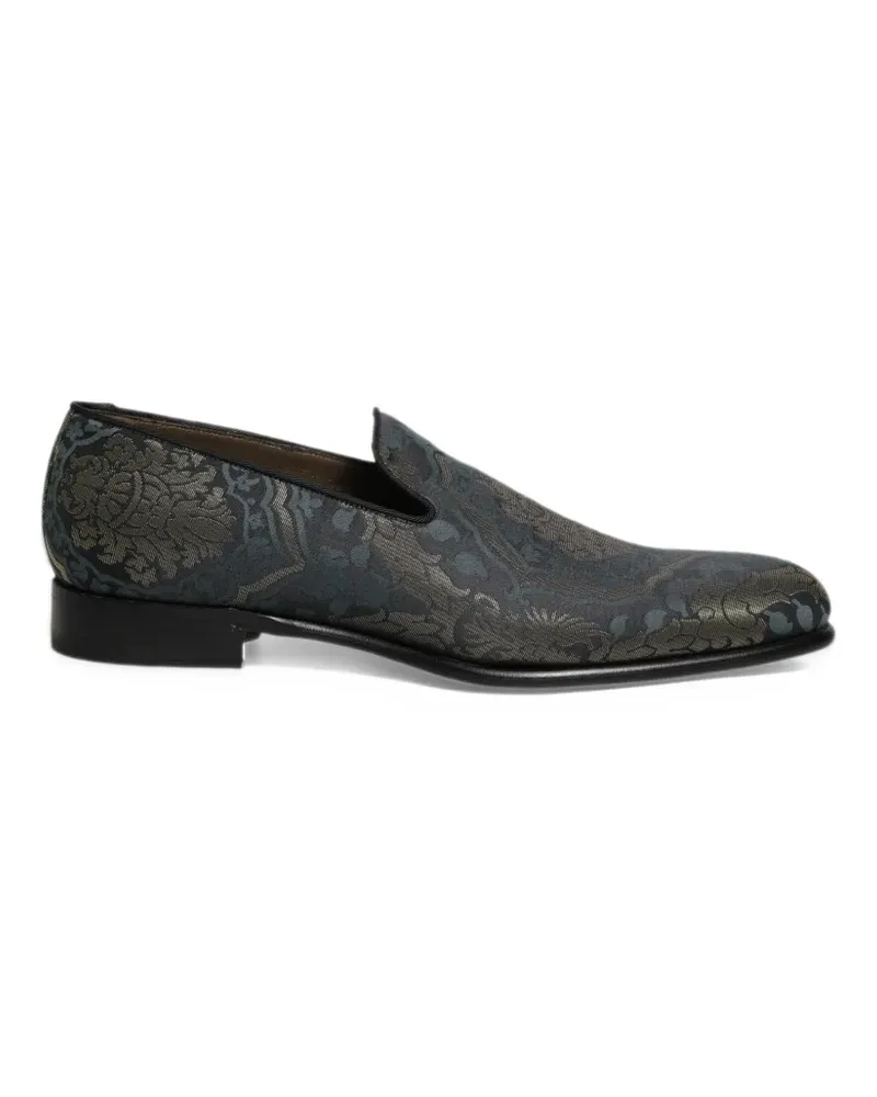 Dolce & Gabbana floral brocade loafers - Schwarz Schwarz