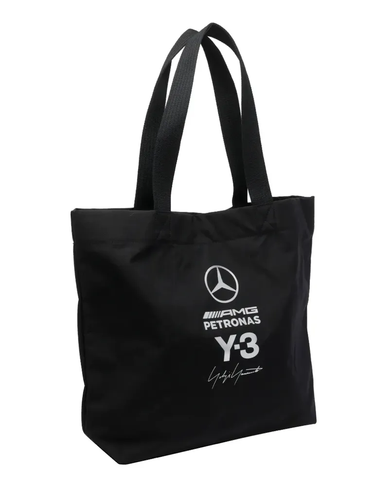 Y-3 x Mercedes AMG Petronas Formula 1 Team tote bag - Schwarz Schwarz