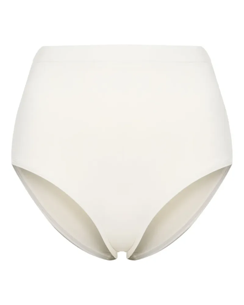 Jil Sander Bikinihöschen mit hohem Bund - Weiß Weiß