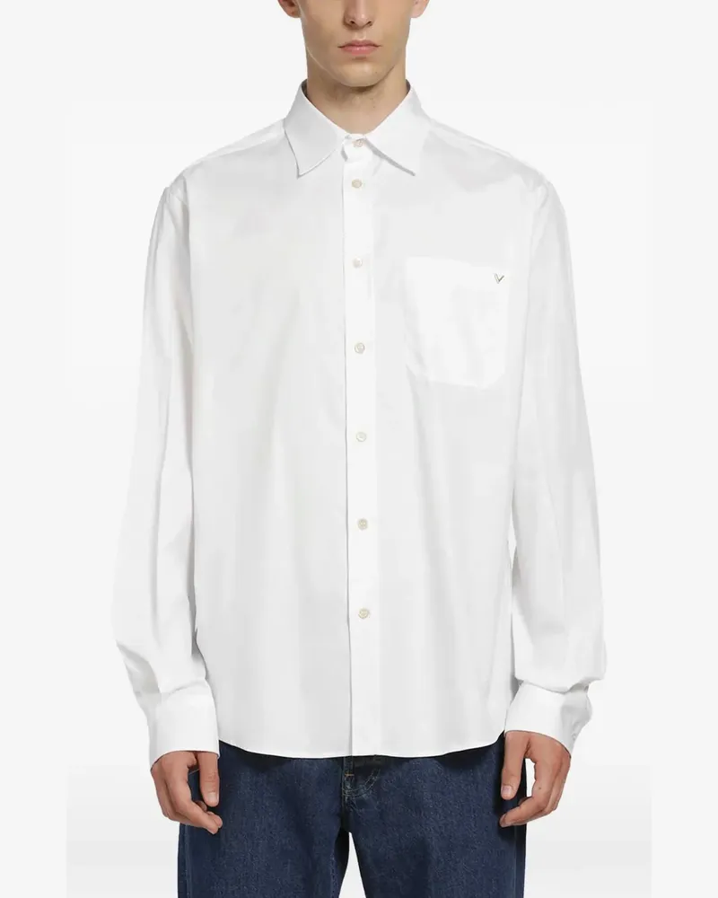 Valentino Garavani VGold Oxford-Hemd - Weiß Weiß