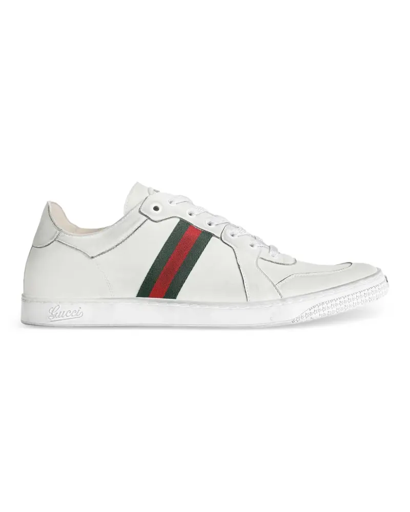 Gucci Sneakers aus Leder - Weiß Weiß