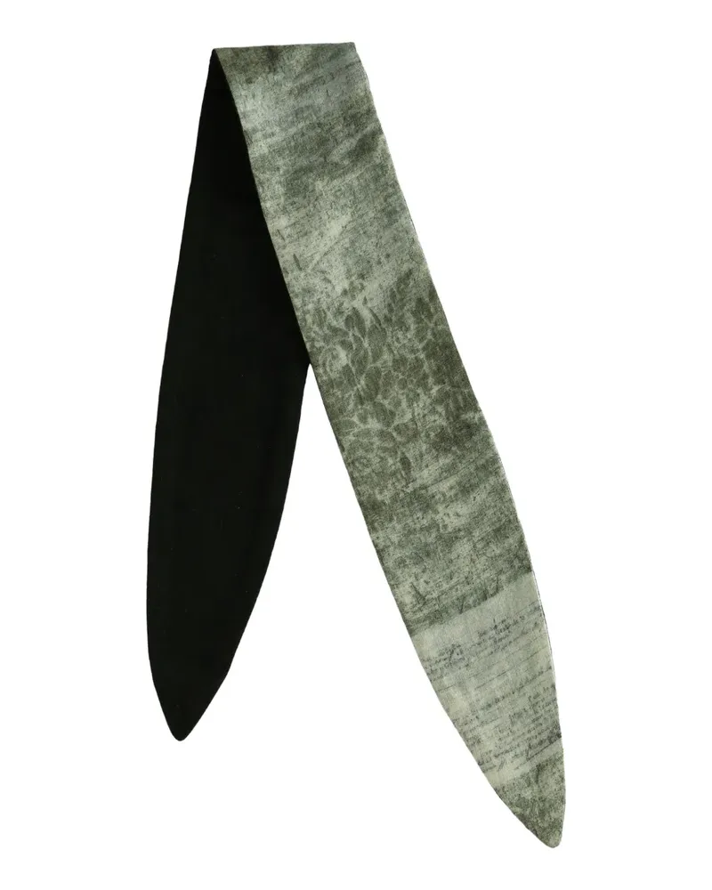 Ziggy Chen wool scarf - Grün Grün