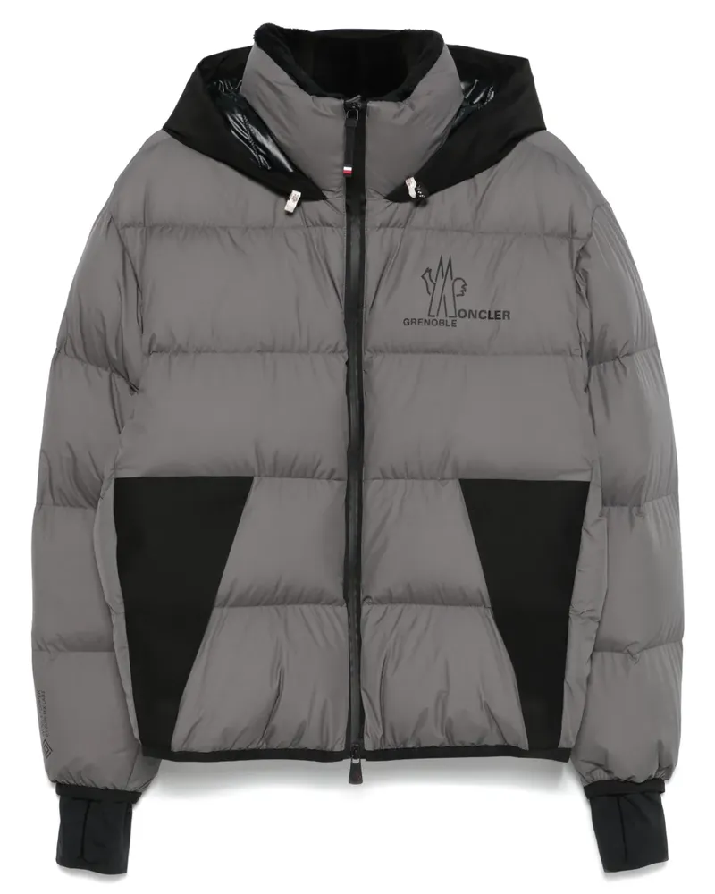 Moncler Wattierte Marcassin Jacke - Grau Grau