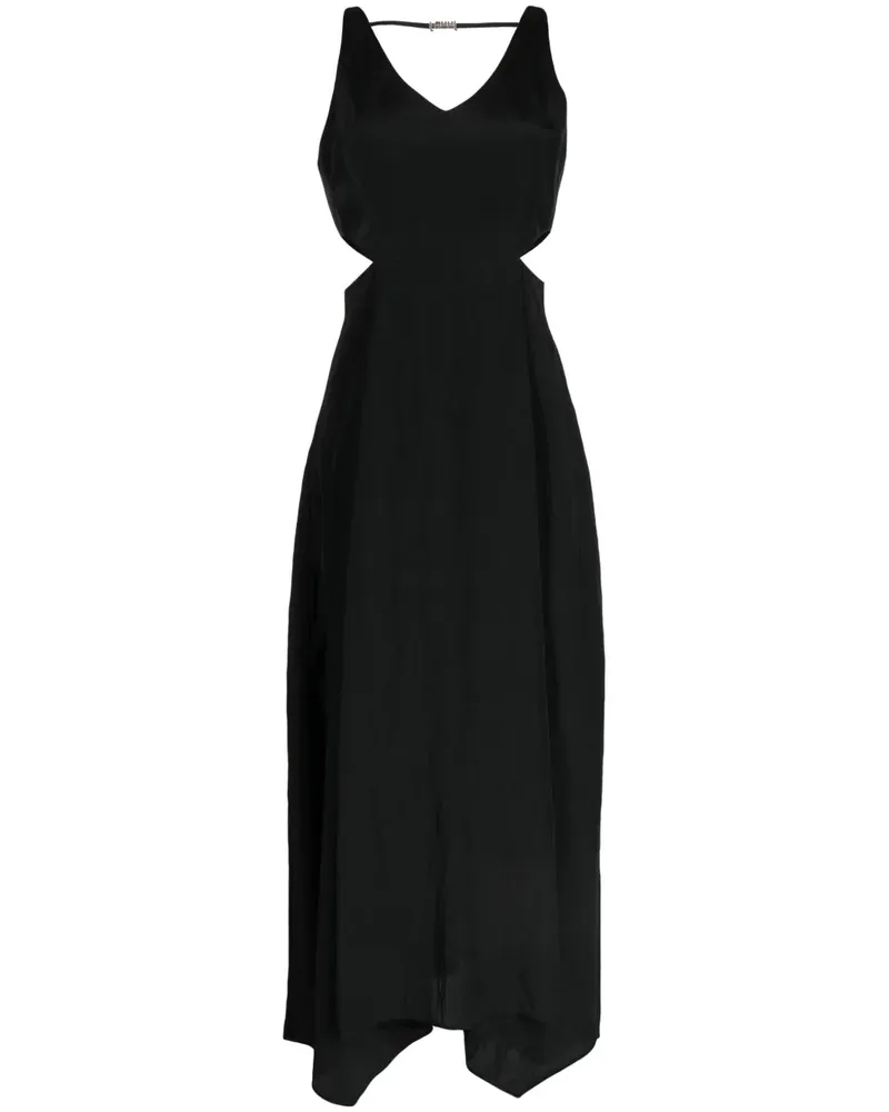 JUUN.J Kleid mit V-Ausschnitt - Schwarz Schwarz