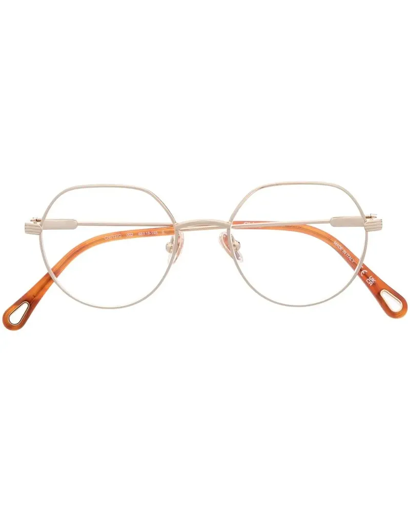 Chloé Brille mit rundem Gestell - Gold Gold