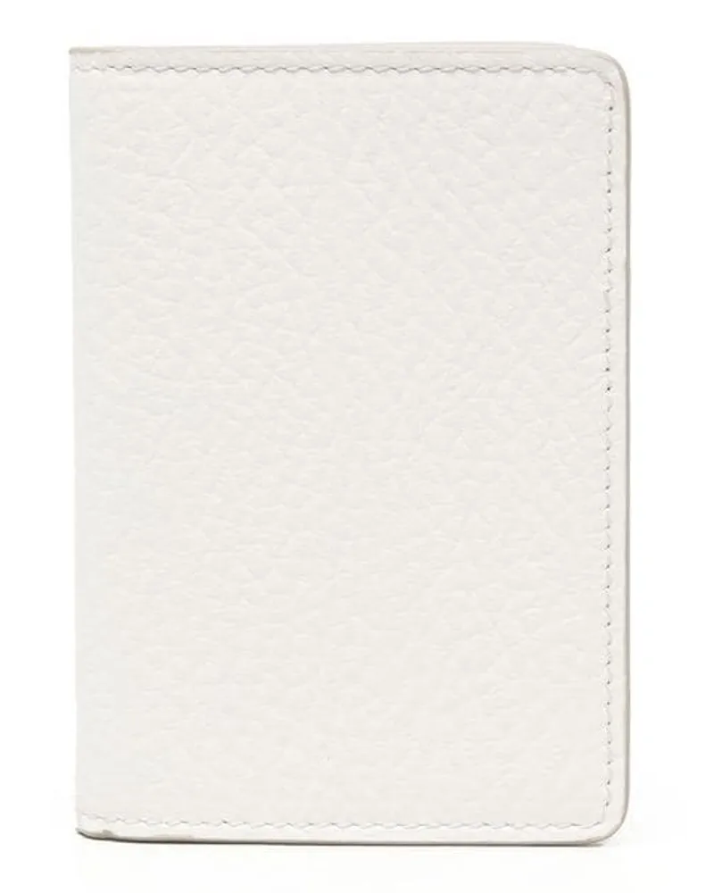 Maison Margiela Kartenetui mit Ziernähten - Weiß Weiß