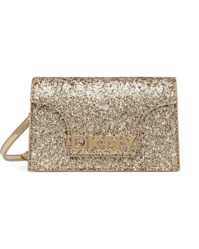 DKNY Avril glitter crossbody bag - Gold Gold