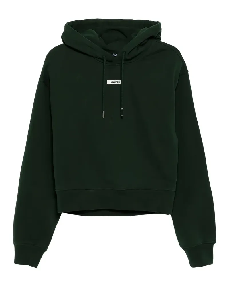 Jacquemus Hoodie mit Logo-Patch - Grün Grün
