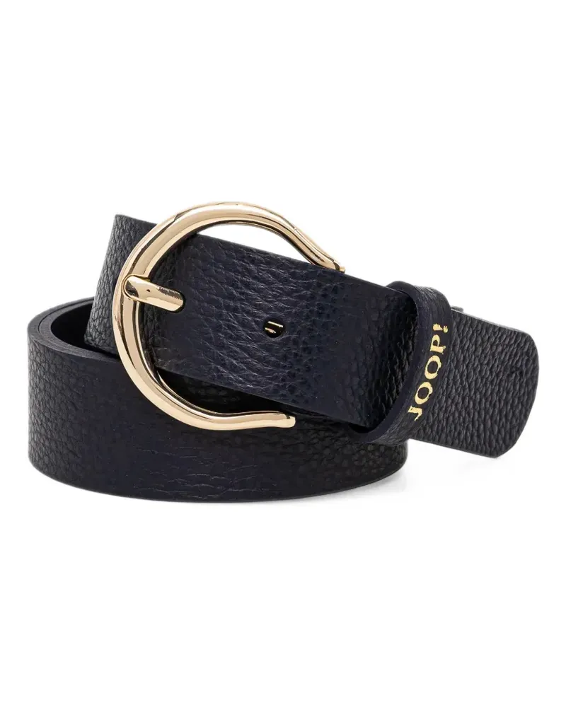 JOOP! grained-leather buckle belt - Blau Blau