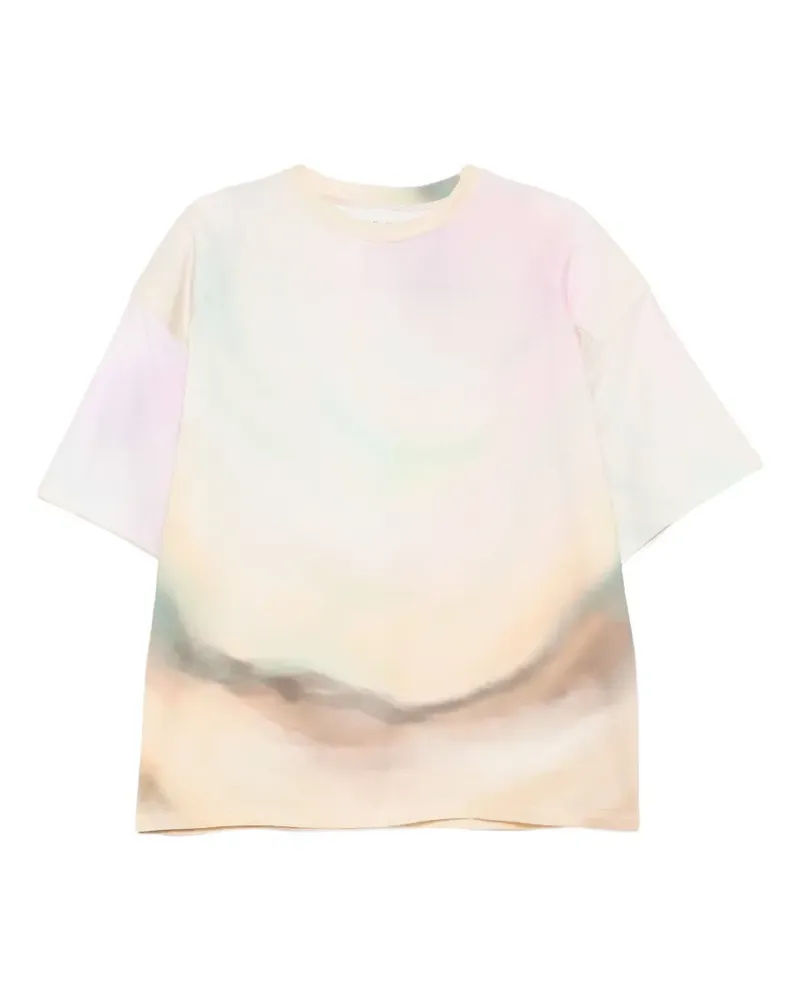 Nanushka T-Shirt mit Schulterpolstern - Nude Nude
