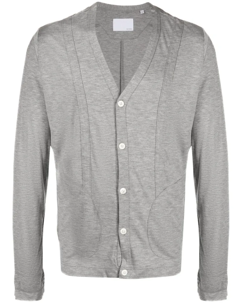 PRIVATE STOCK Melierter The Constantine Cardigan - Grau Grau
