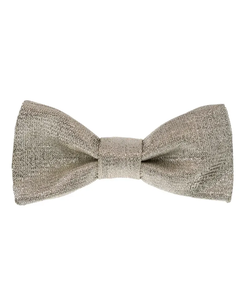 Versace Fliege im Metallic-Look - Grau Grau