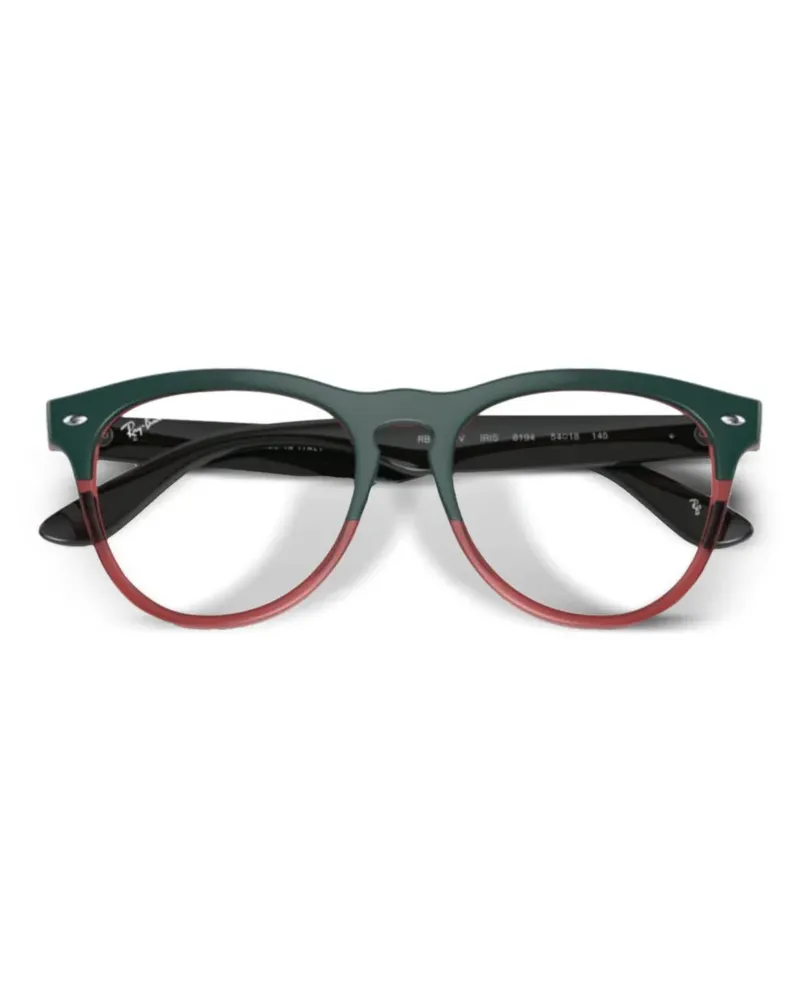 Ray Ban Brille mit rundem Gestell - Grün Grün
